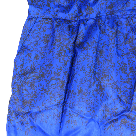 NEW Taylor Blue Dress Womens Size 12 Sheath Fit and Flare Lined Pockets NWT - Picture 2 of 7